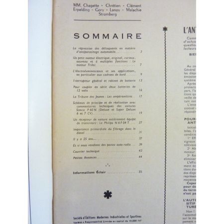 P60N Revue Technique Electronic Auto Volt Talbot Simca