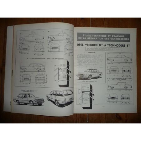 Rekord Commodore B Revue Technique Carrosserie Opel