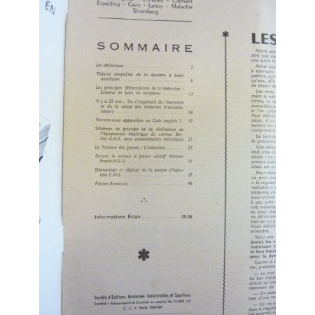 GAK Revue Technique Electronic Auto Volt Berliet