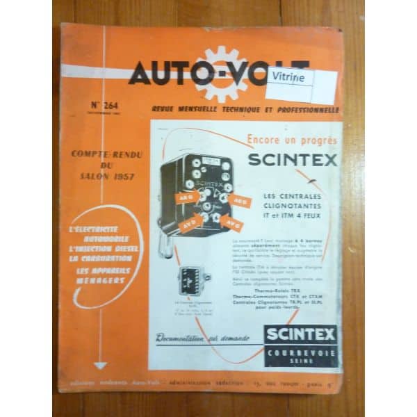 Ariane Revue Technique Electronic Auto Volt Talbot Simca