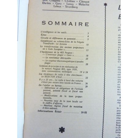 403 Revue Technique Electronic Auto Volt Peugeot