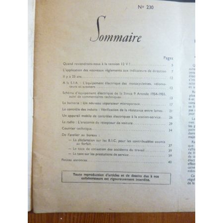 9 Aronde 54-55   Revue Electronic Auto Volt