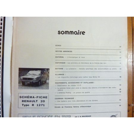 R20 Revue Technique Electronic Auto Volt Renault