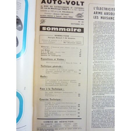 Estafette 2136 2137 Revue Technique Electronic Auto Volt Renault