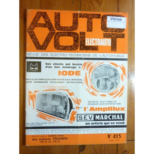 TR5 TR6 Revue Technique Electronic Auto Volt Triumph