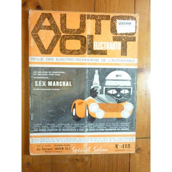 SG5 Revue Technique Electronic Auto Volt Saviem