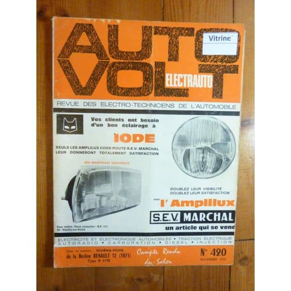 R12 Revue Technique Electronic Auto Volt Renault