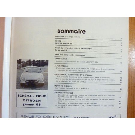 GS Revue Technique Electronic Auto Volt Citroen