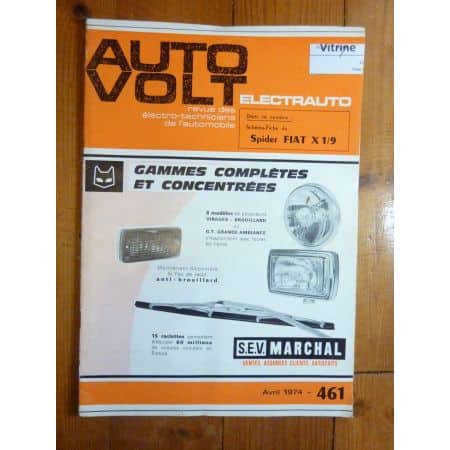 X19 Revue Technique Electronic Auto Volt Fiat