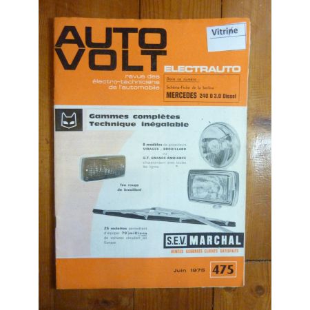 240D 3.0 Revue Technique Electronic Auto Volt Mercedes