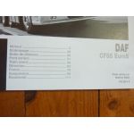 CF85 Revue Technique PL DAF