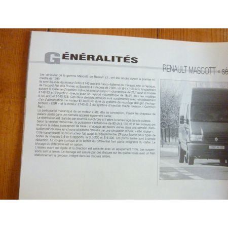 Mascott S1 Revue Technique Renault