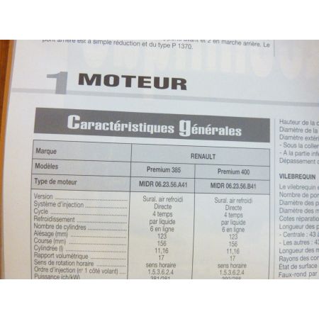 Premium 385 400 Revue Technique PL Renault