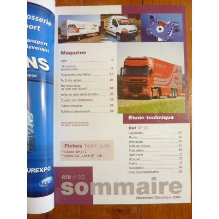 XF 95 Revue Technique PL Daf