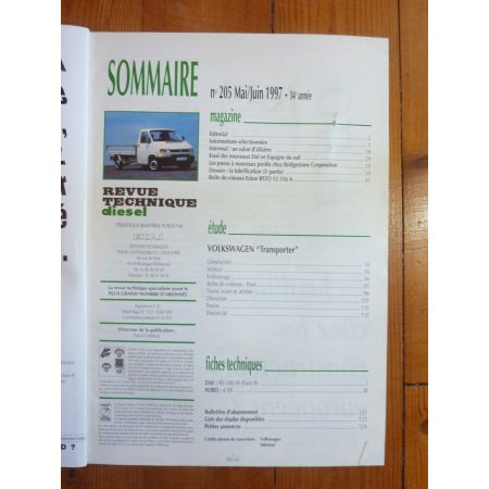 Transporter Revue Technique Volkswagen