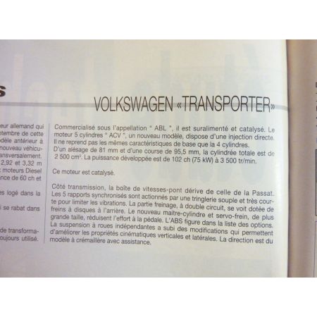Transporter Revue Technique Volkswagen