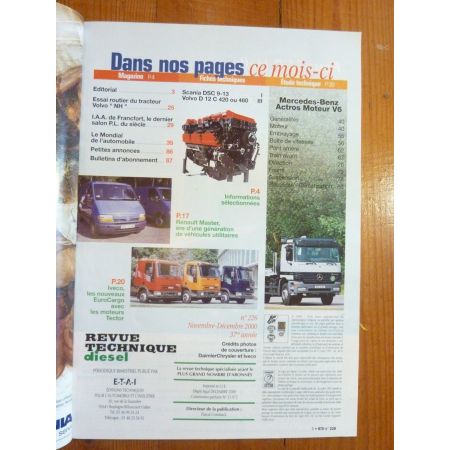 Actros V6 Revue Technique PL Mercedes