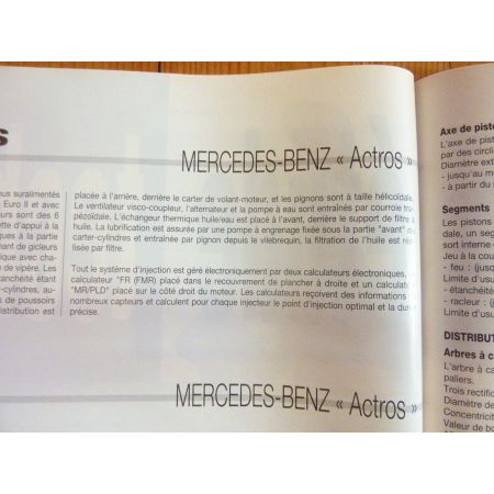 Actros V6 Revue Technique PL Mercedes