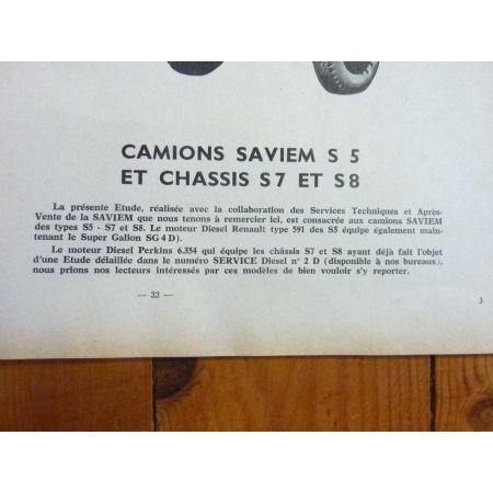S5 Revue Technique PL Man Saviem Renault