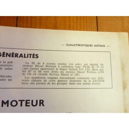 S5 Revue Technique PL Man Saviem Renault