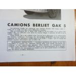 GAK 5 Revue Technique PL Berliet