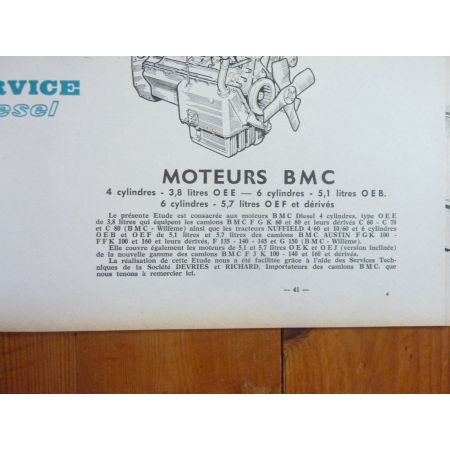 Moteurs 4 6 Cyl Revue Technique PL BMC