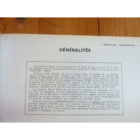 Moteurs 4 6 Cyl Revue Technique PL BMC