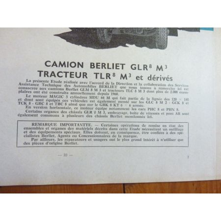 GLR8 M3 TLC8 M3 Revue Technique PL Berliet