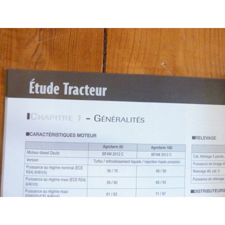 Agrofarm 85 100 Revue Technique Agricole Deutz Fahr