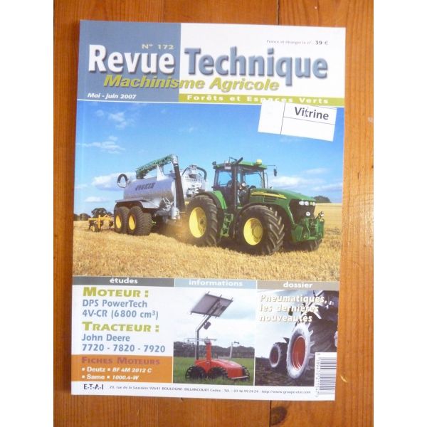 7720 7820 7920 Revue Technique Agricole John Deere