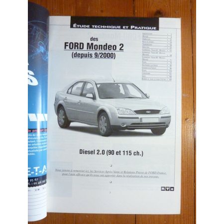Mondeo Die 00- Revue Technique Ford
