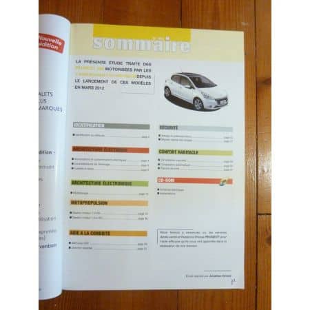 208 Revue Technique Electronic Auto Volt Peugeot