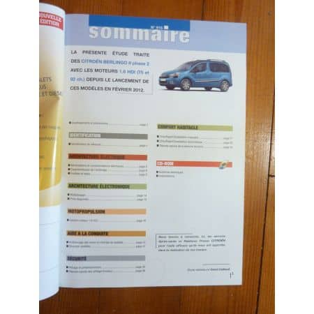 berlingo II Revue Technique Electronic Auto Volt Citroen