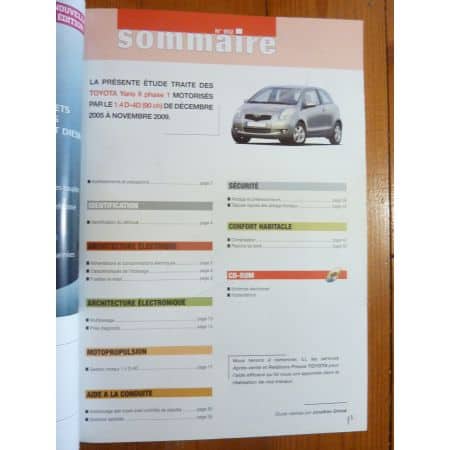 Yaris 06-09 Revue Technique Electronic Auto Volt Toyota