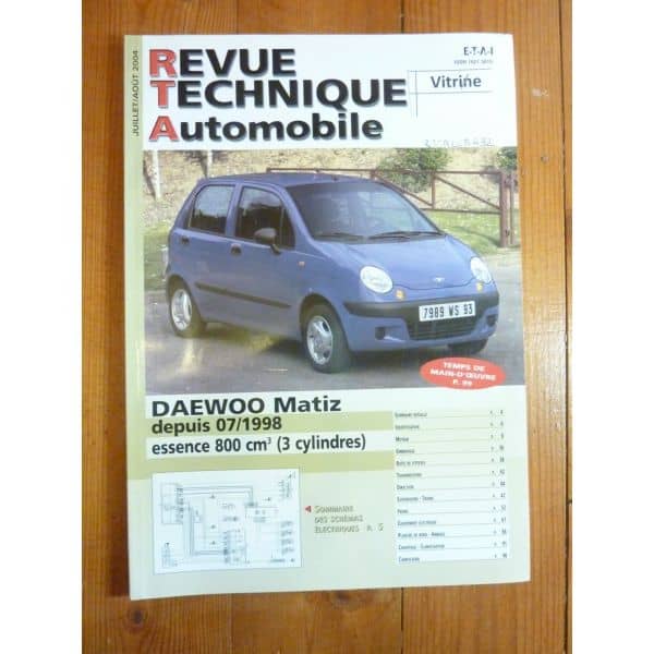 Matiz 98- Revue Technique Daewoo
