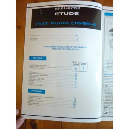 Punto 99- Revue Technique Fiat