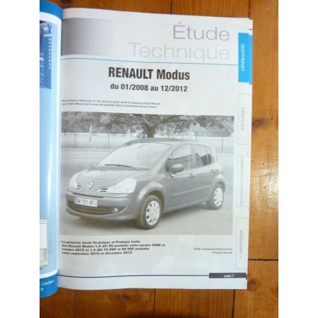 Modus Dci 08-12 Revue Technique Renault
