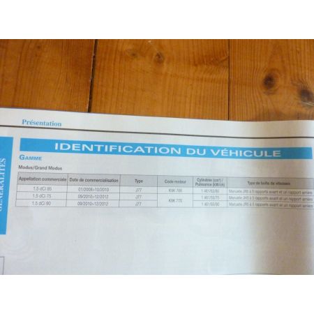Modus Dci 08-12 Revue Technique Renault