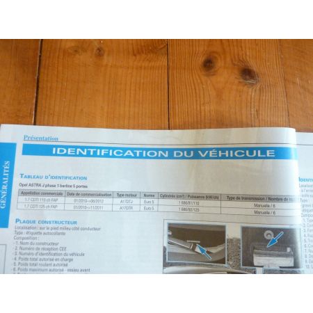 Astra Die 10-12 Revue Technique Opel