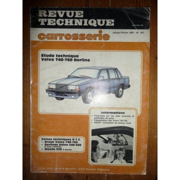 740 760 Revue Technique Carrosserie Volvo