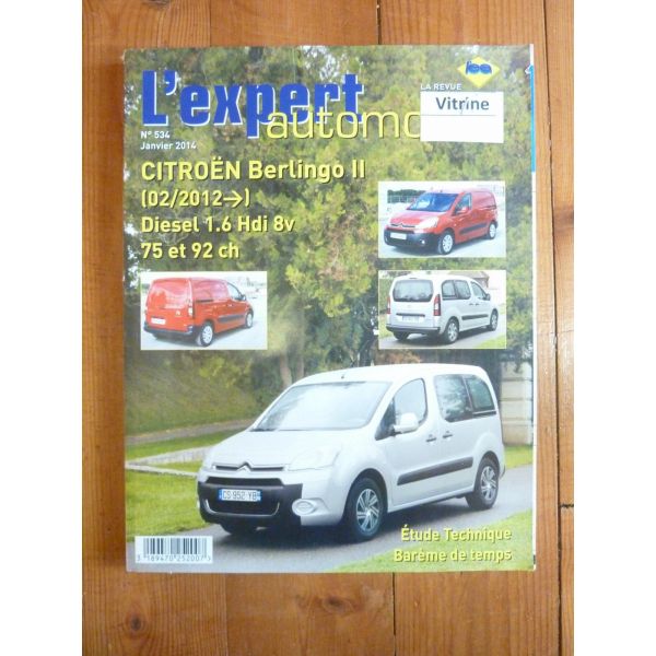 Berlingo D 12- Revue Technique Citroen