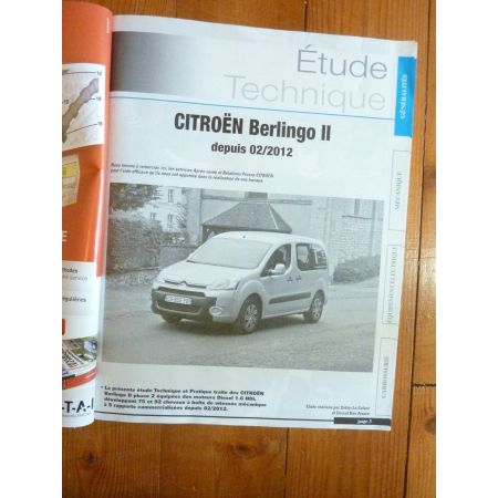 Berlingo D 12- Revue Technique Citroen