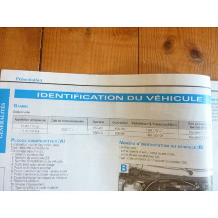 Duster 10- Revue Technique Dacia