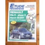 Clio II ph 2 01- Revue Technique Electronic Auto Volt Renault
