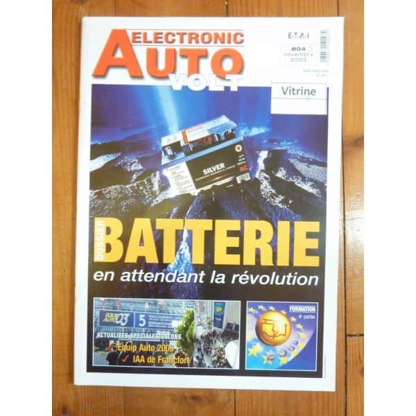 Batterie Revue Technique Electronic Auto Volt 