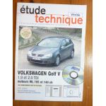 Golf V 1.9 et 2.0 TDI Revue Technique Electronic Auto Volt Volkswagen