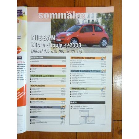 Micra 1.5 dCi Revue Technique Electronic Auto Volt Nissan