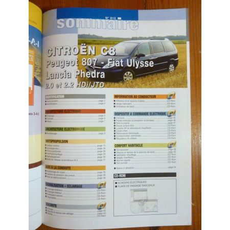 C8 Ulysse Phedra Revue Technique Electronic Auto Volt Citroen