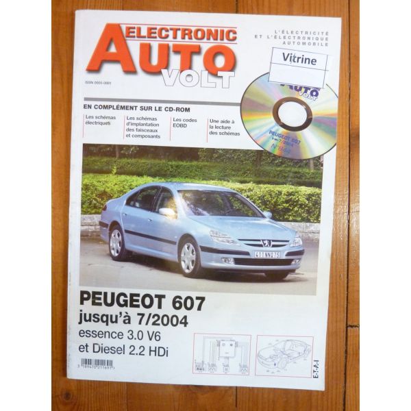 607  -04 Revue Technique Electronic Auto Volt Peugeot