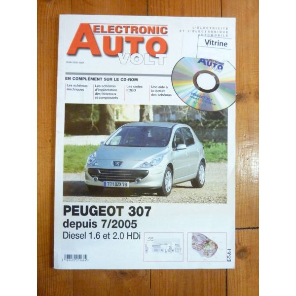 307 HDi 05- Revue Technique Electronic Auto Volt Peugeot